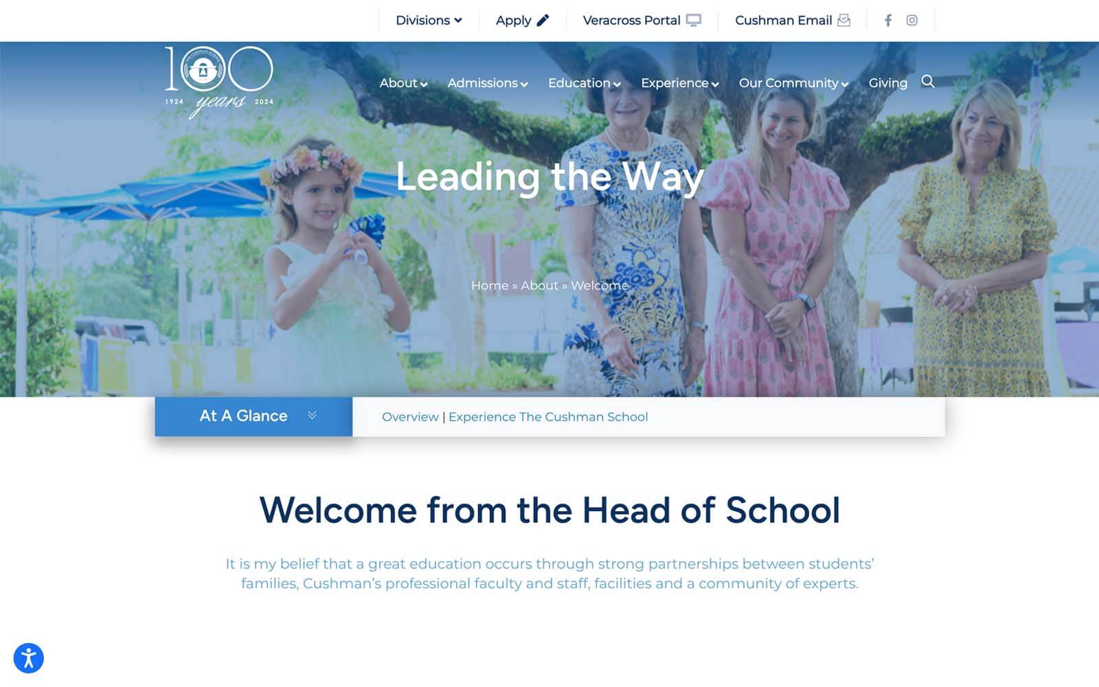 The Cushman School Welcome