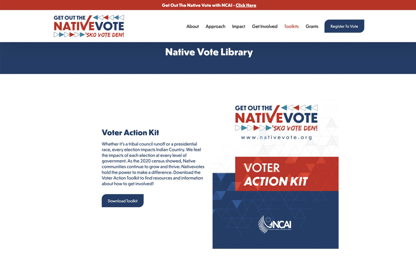 Native Vote Library